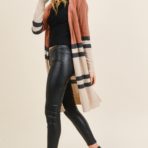 Rust Cashmere Cardigan - Picture 5 of 7